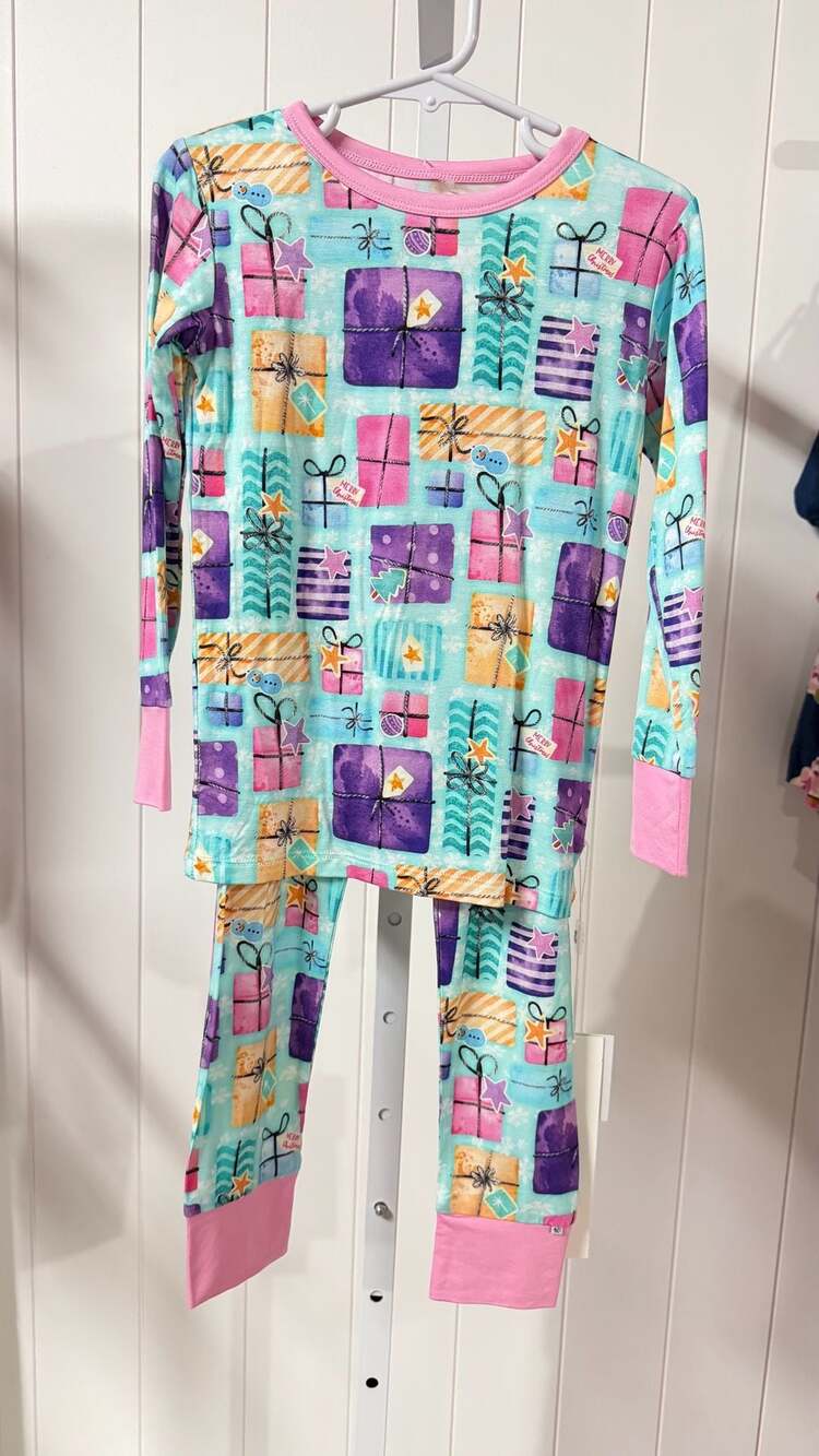 Birdie Bean Mariah Bamboo Viscose Two-Piece Christmas Pajamas